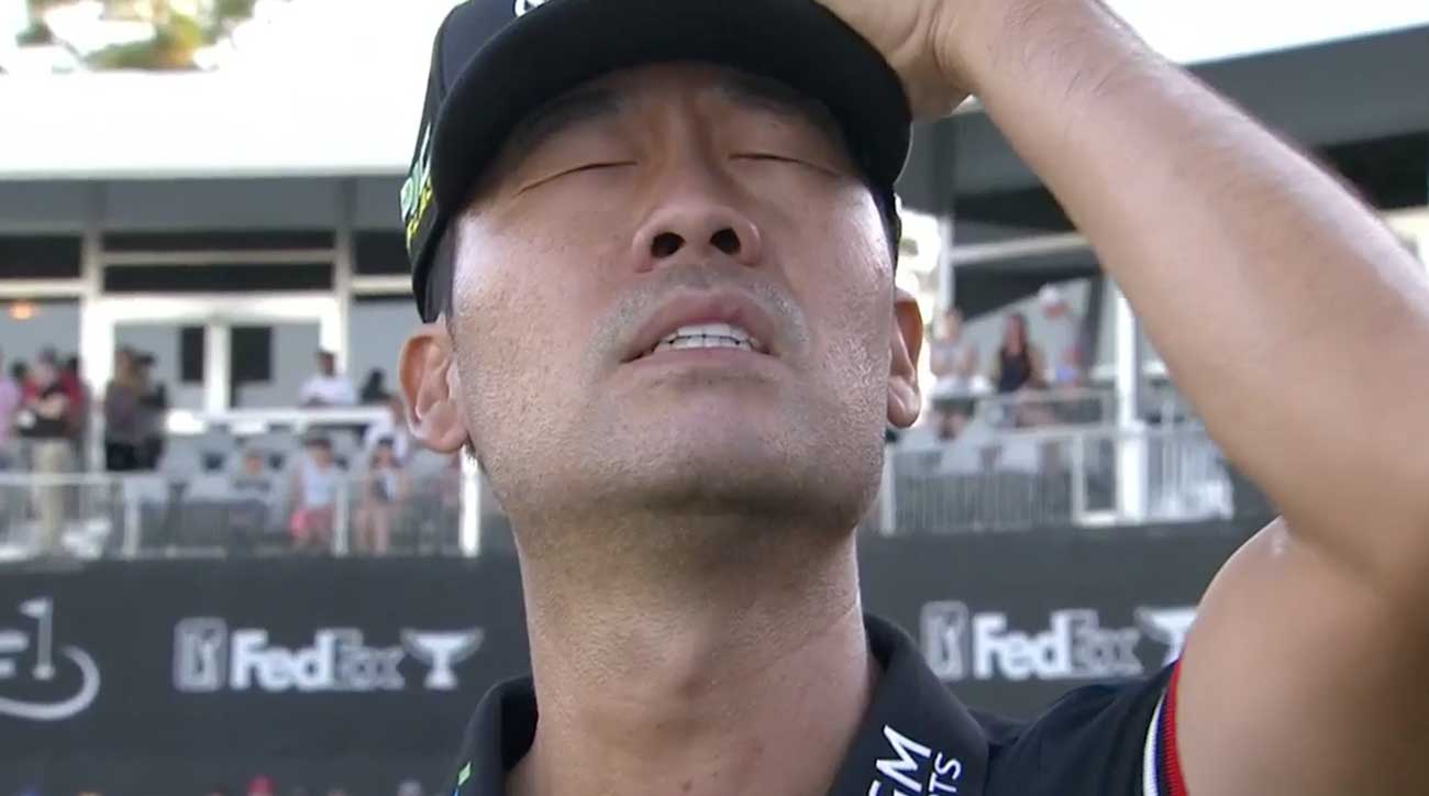 Kevin Na had to take a few seconds to collect his thoughts after his victory in Las Vegas.