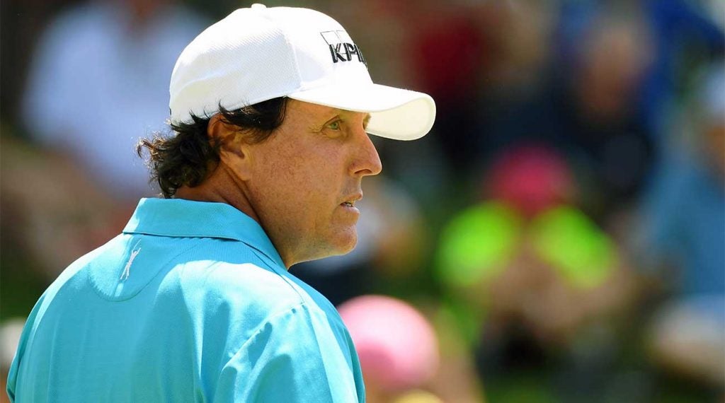 Phil Mickelson has slimmed down of late, but top results haven't yet followed.