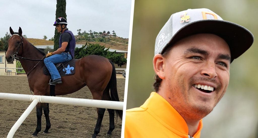 Fowler the horse is hoping to surprising people the same way Rickie does on the course.