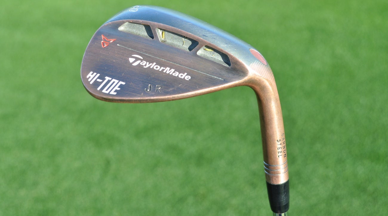 When Rahm first started using TaylorMade's original Milled Grind, he'd get the back shaved down to keep the leading edge flush against the turf on flop shots. 