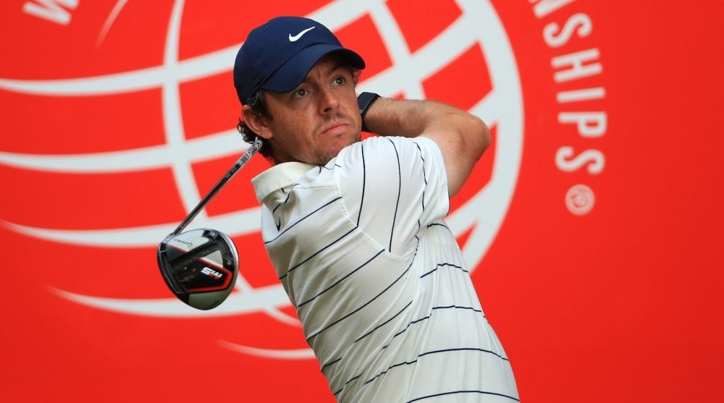 Rory McIlroy's TaylorMade M5 driver had a new look in China.