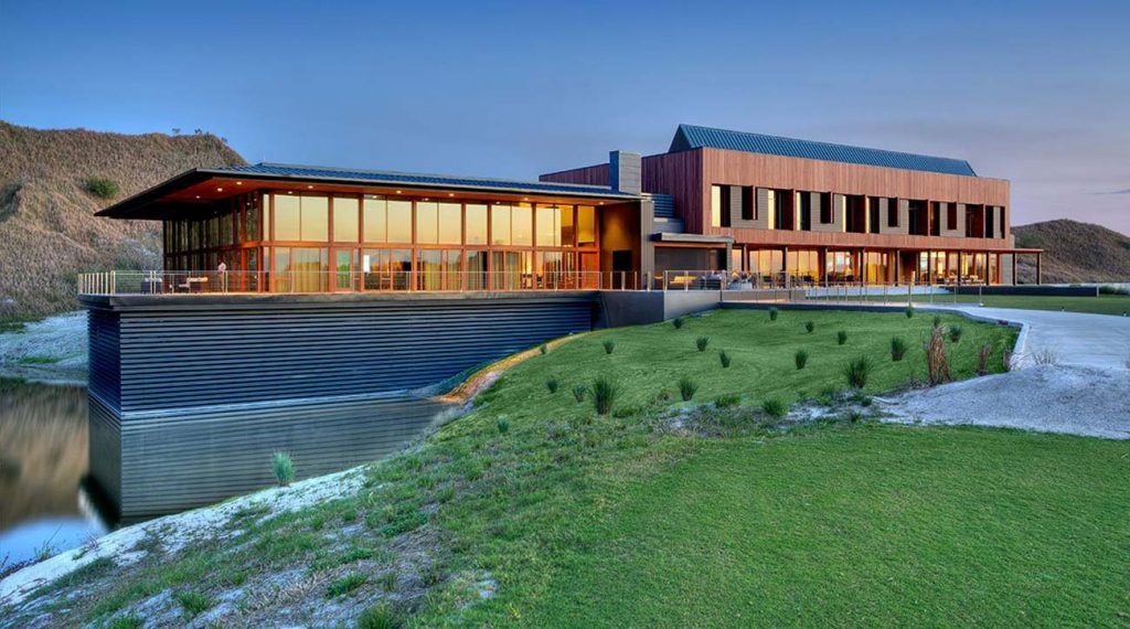 The Streamsong clubhouse.