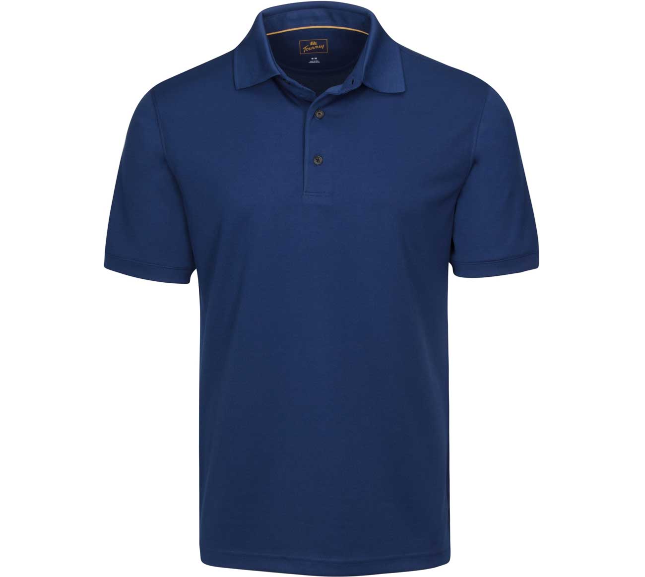 Tourney Men’s Knits Short Sleeve Pique Performance Golf Polo.