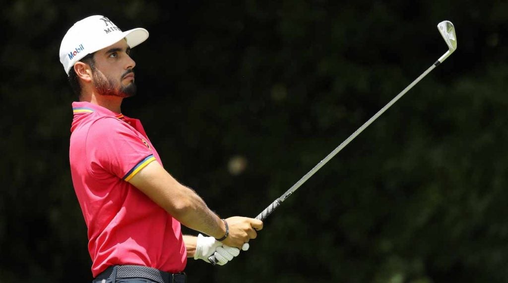 Abraham Ancer is one of a handful of players using carbon fiber iron shafts on the PGA Tour.