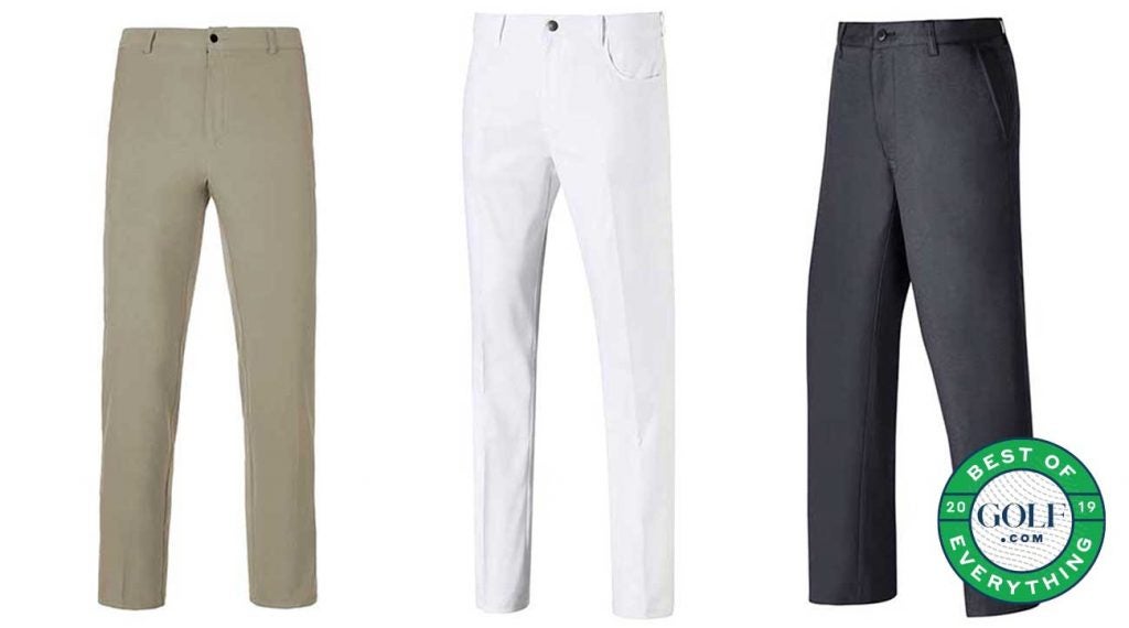 Men's Clima Trousers In Khaki | Golf Trousers | Druids