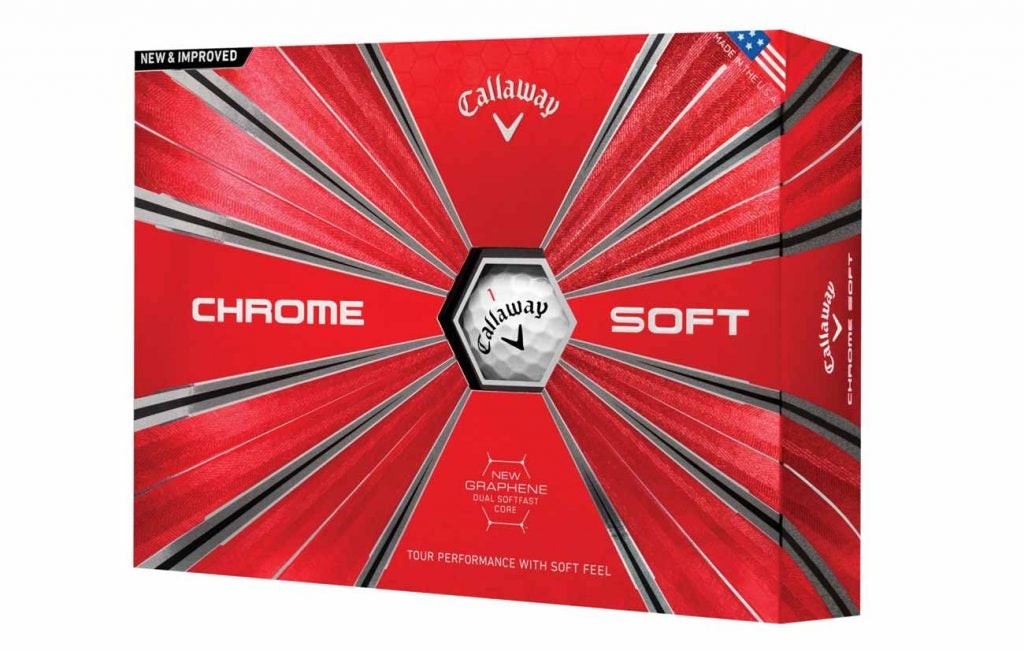 Callaway Chrome Soft Personalized golf balls.