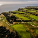 An aerial view of Cape Kidnappers, a 2004 Tom Doak design in New Zealand.