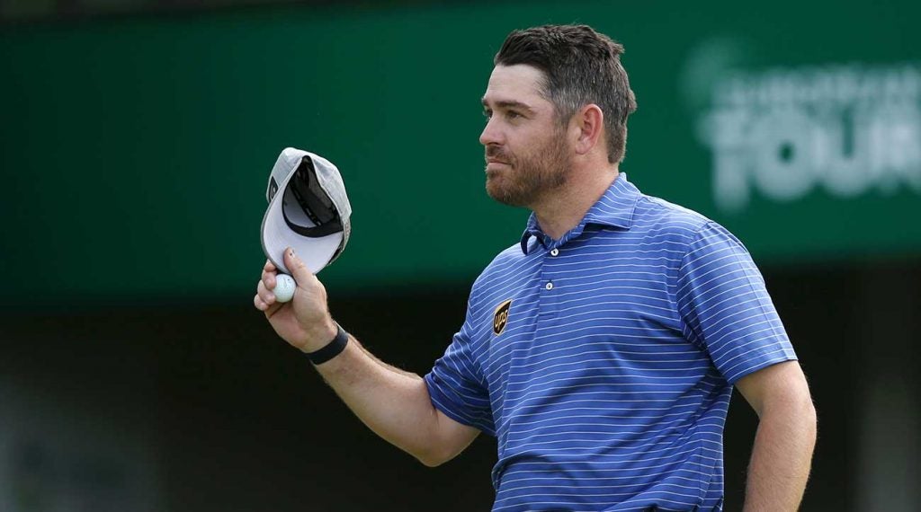 Louis Oosthuizen shot 63 on Thursday and leads in Sun City.
