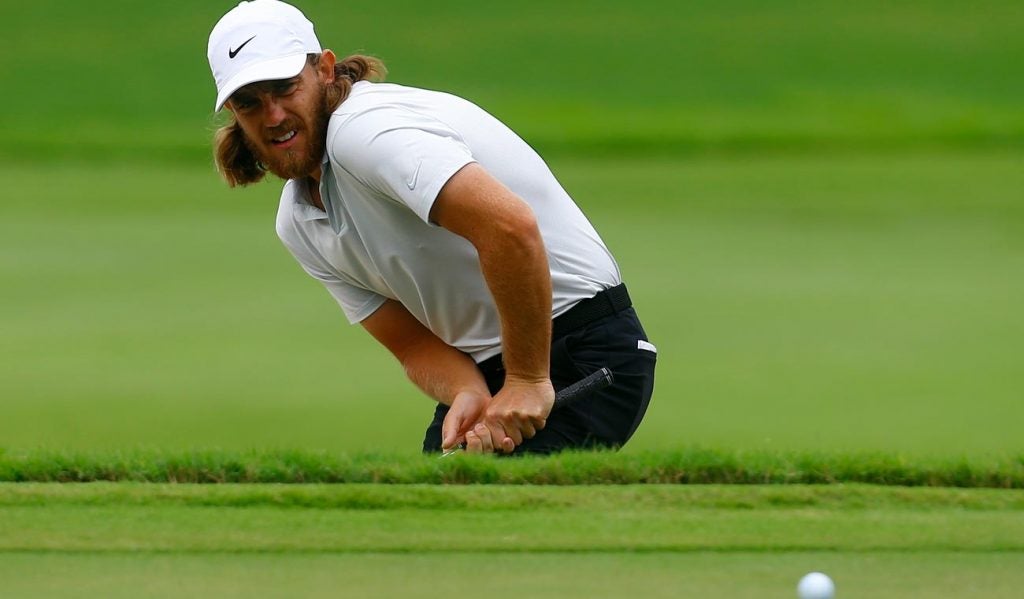 Tommy Fleetwood during the final round of the 2019 Tour Championship.