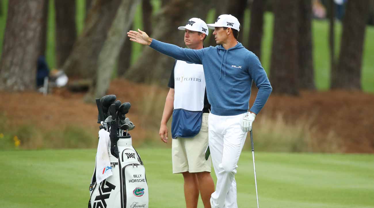 Billy Horschel played it cool (and stayed warm) in Ralph Lauren's cashmere hoodie.