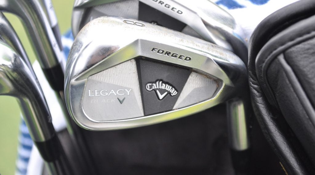 Henrik Stenson's Callaway Legacy Black irons are only available outside North America.