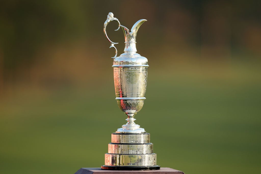 SYDNEY, AUSTRALIA - DECEMBER 05: The Claret Jug is displayed during day one of the 2019 Australian Golf Open at The Australian Golf Club on December 05, 2019 in Sydney, Australia. (Photo by Jason McCawley/Getty Images)