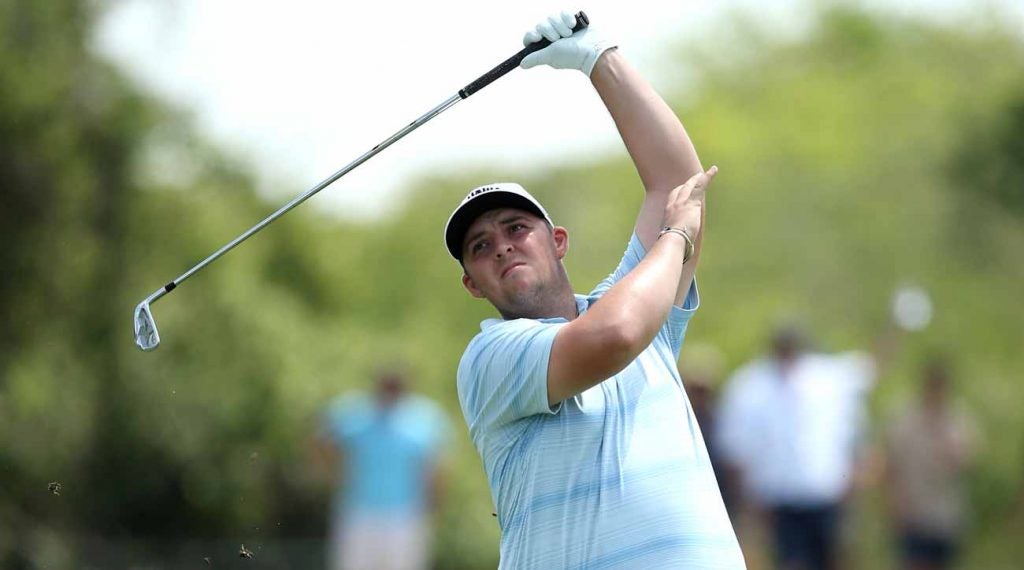 Marcus Armitage struggled to an 83 on Sunday at the Alfred Dunhill Championship.