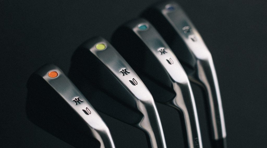 Miura's Color Theory iron collaboration with Linksoul offers colored dots in place of standard numbers on the sole.