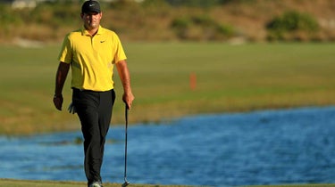 Patrick Reed took a two-stroke penalty while leading the Hero World Challenge on Friday.