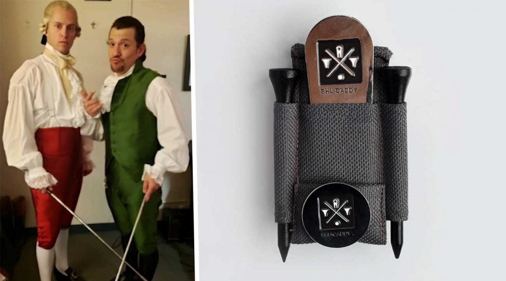 The newest brilliant golf accessory was created (in part) backstage at 'Hamilton.'