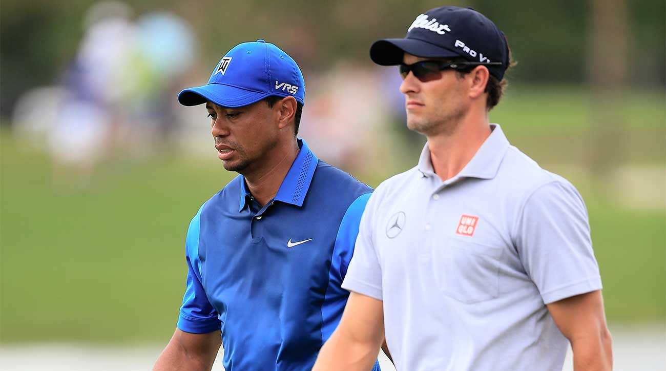 Adam Scott: 'I'll be disappointed' if Aussie fans cheer for Tiger Woods