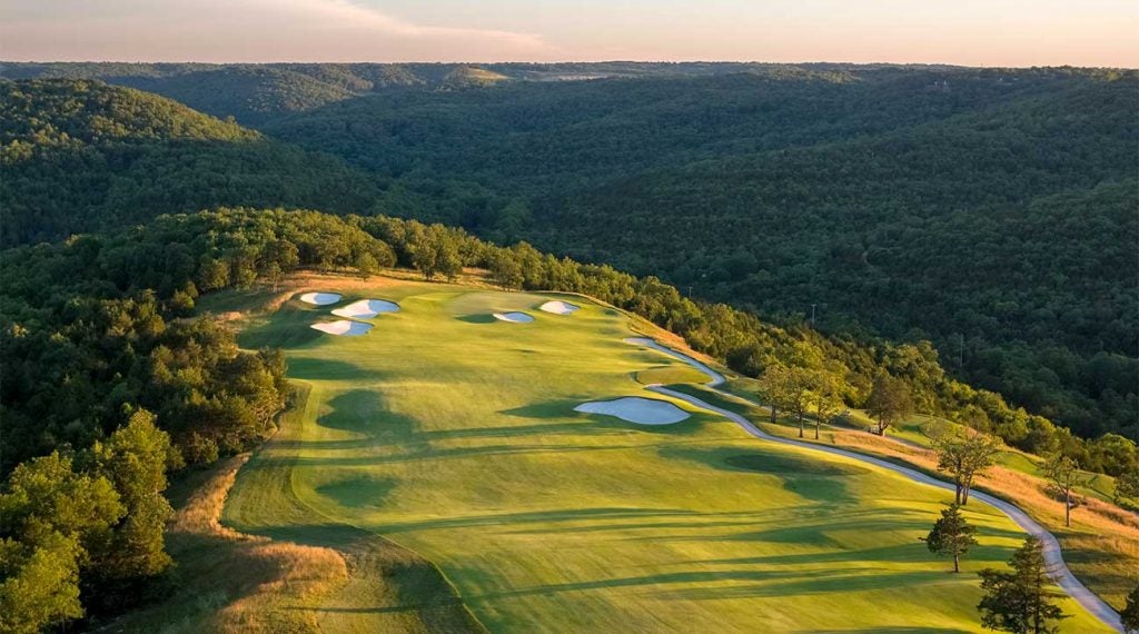 A view of Payne's Valley at Big Cedar Lodge.