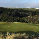 One of the greens at The Preserve at Bandon Dunes Golf Resort.