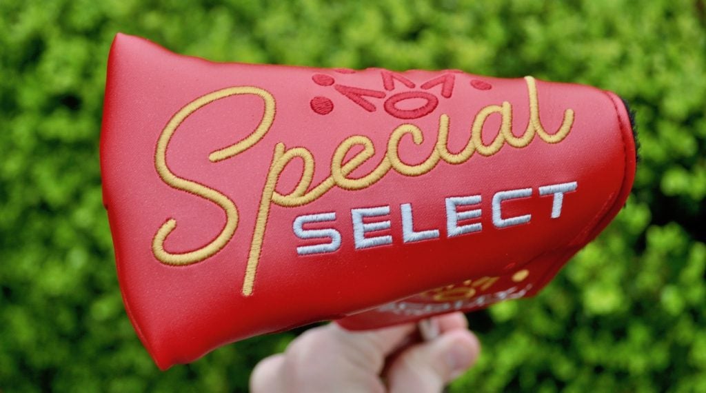 Scotty Cameron's Special Select headcover. 