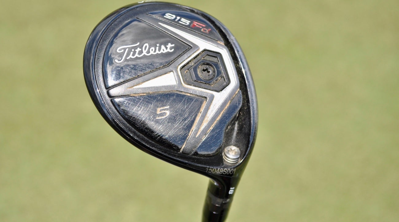 Justin Thomas' Titleist 915Fd 5-wood. 
