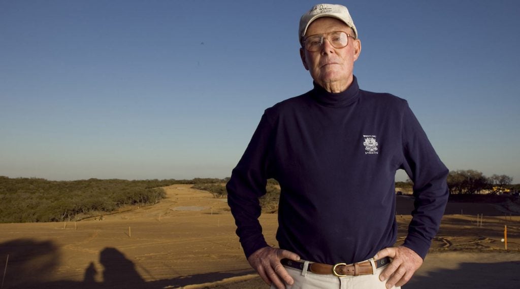 Iconic golf course architect Pete Dye passed away at the age of 94 on Thursday, January 9.
