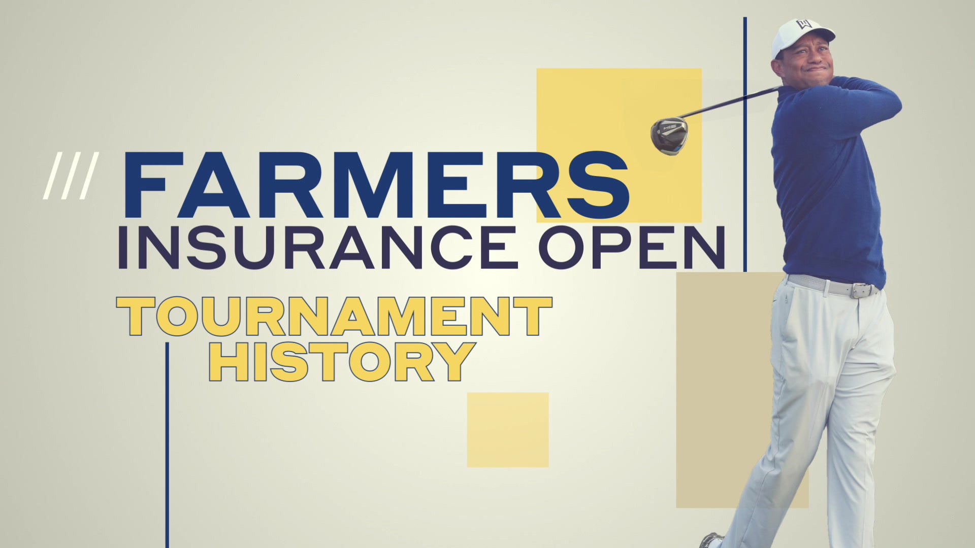 Farmers Insurance Open Tournament History and Tiger Dominates Torrey