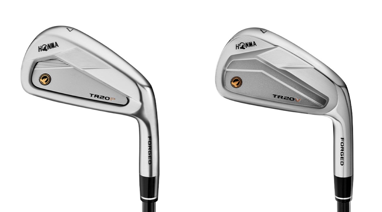 Honma's TR20VP (L) and TR20V (R) cavity-back irons. 
