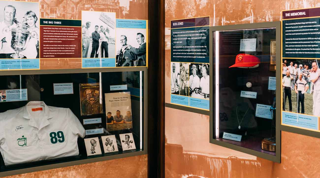 Jack Nicklaus' room at the USGA Museum