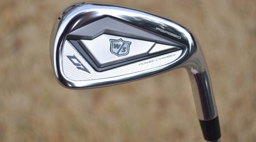 Wilson's D7 Forged irons are packed with forgiveness.
