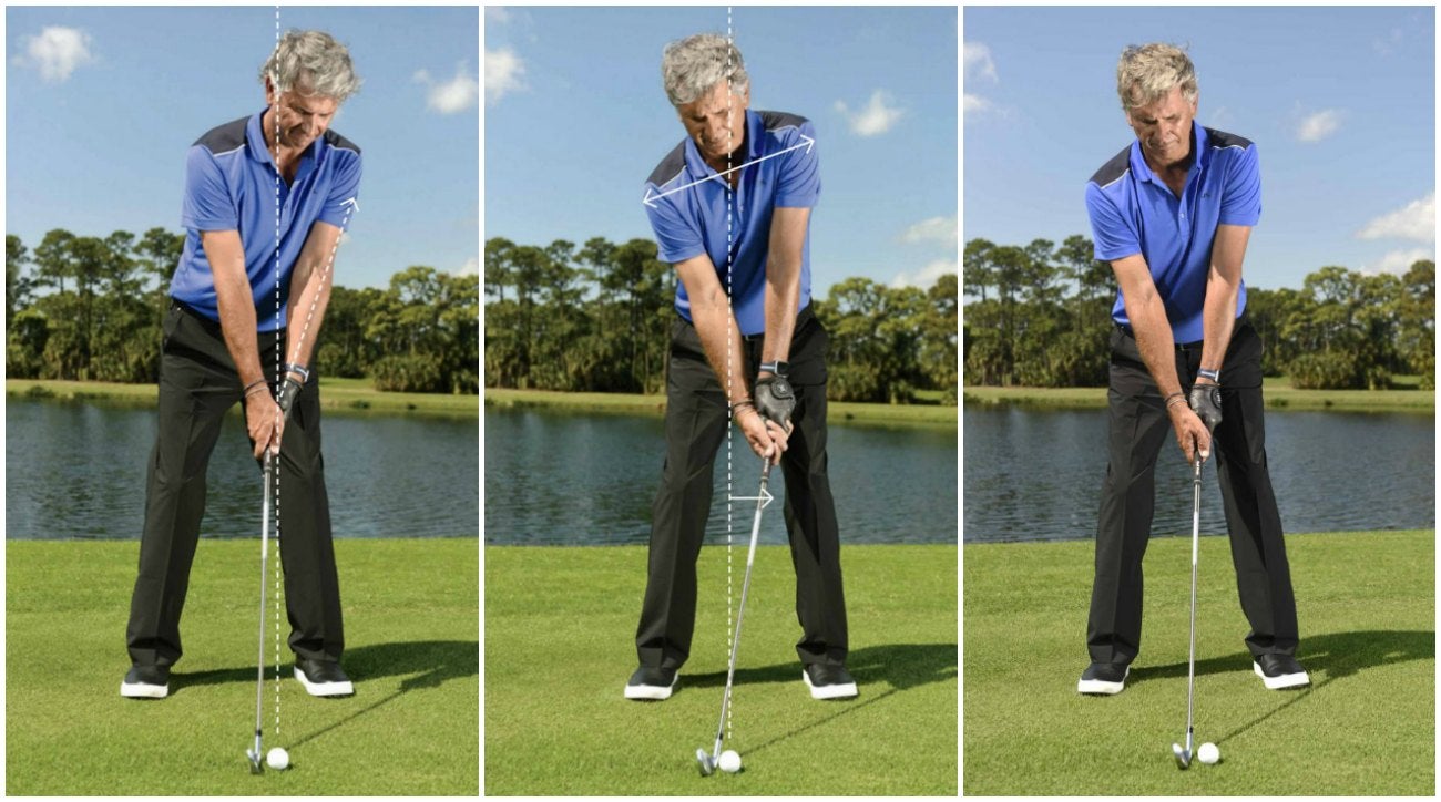 tour player golf swing