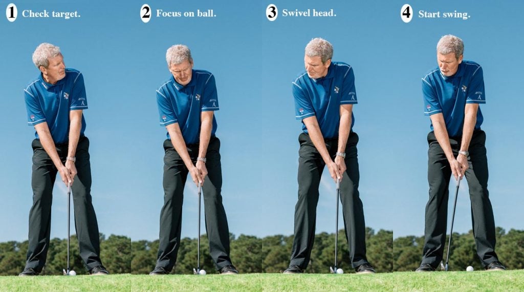 Using a "trigger" call help you initiate a smooth swing.