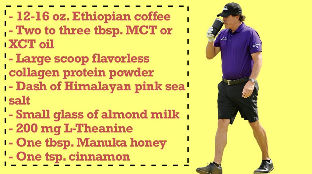Phil Mickelson's Coffee Recipe
