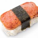 A perfect Spam musubi puts the hot dog to shame.