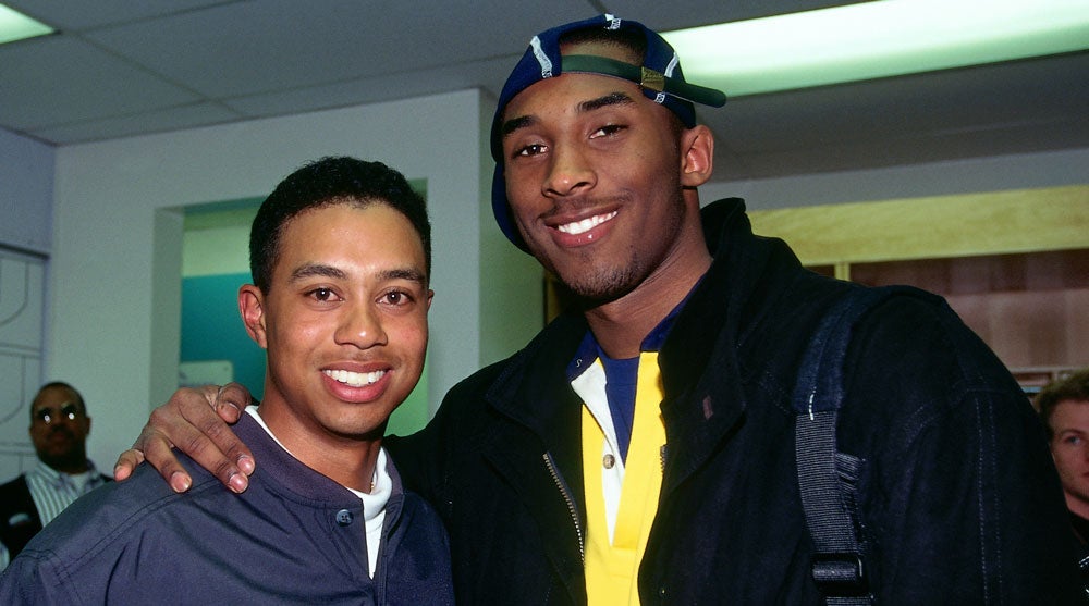 Kobe Bryant and Tiger Woods in 1997.