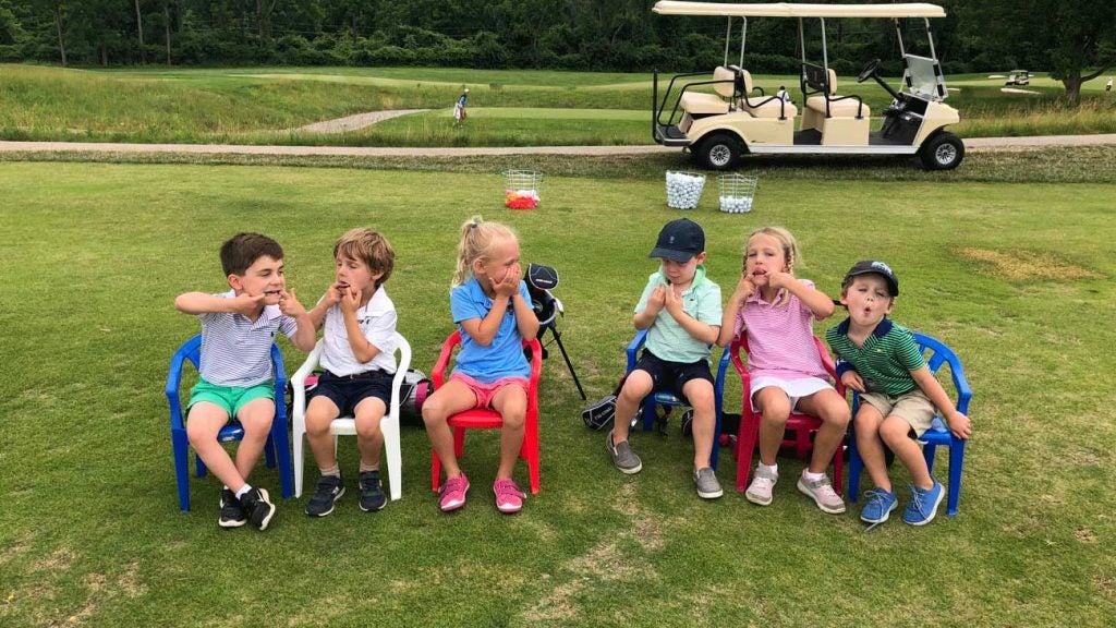 Seeing that your child is having fun while learning to golf is a key part of whether they'll stick with the game.