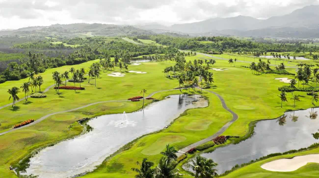 You can play where the pros play at the Tom Kite-designed Coco Beach in Puerto Rico.