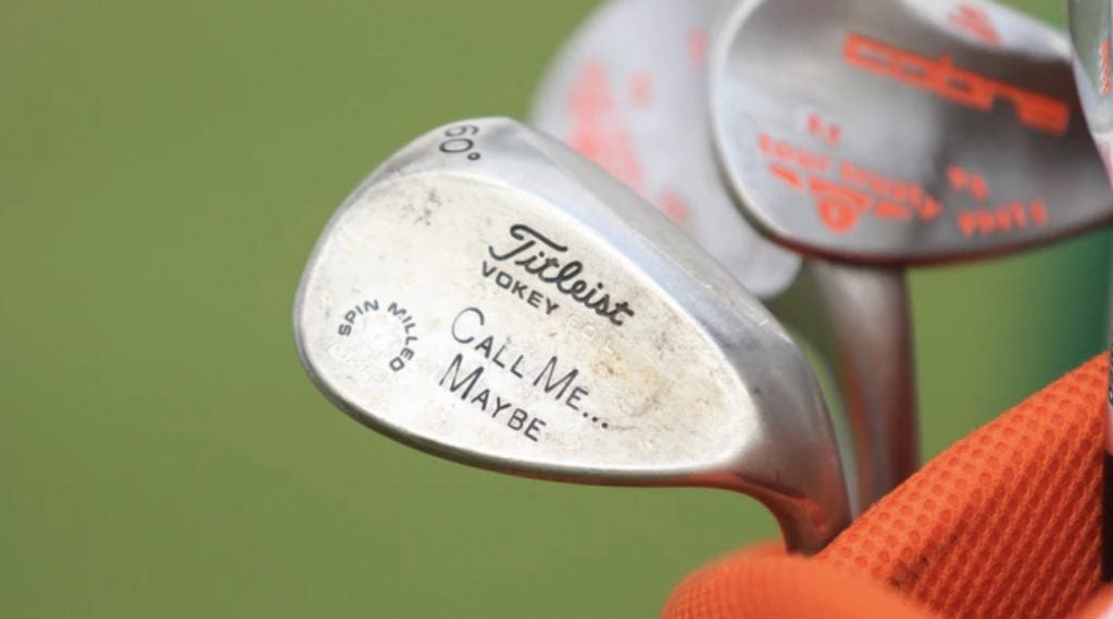The wedge that started the stamping craze on the PGA Tour.