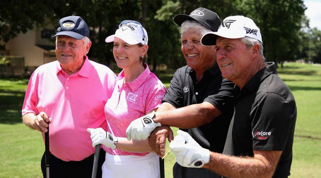 Jack Nicklaus and Annika Sorenstam are two of the big names behind the newly formed Doubles Golf.