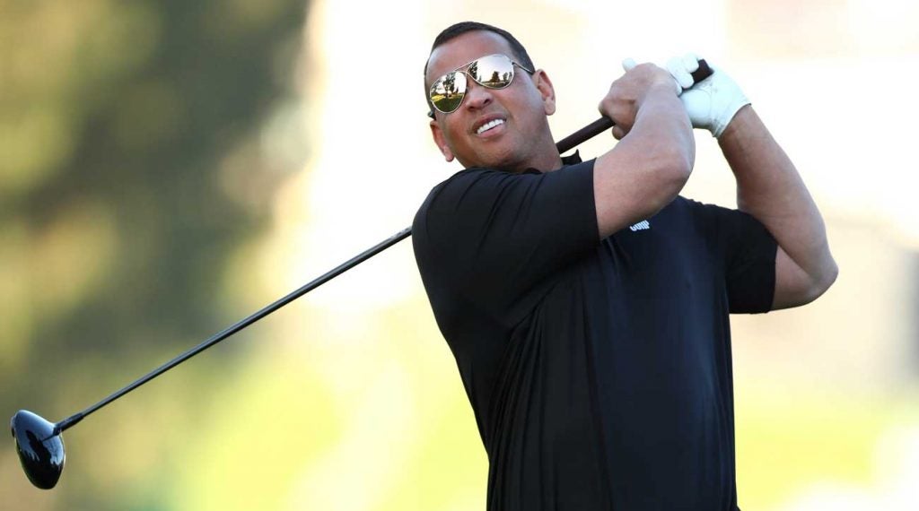Alex Rodriguez's golf skill is pretty raw, but he may have a future as a celebrity golfer.