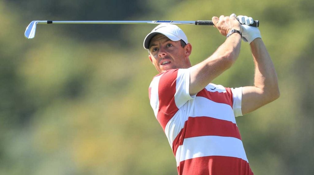 Rory McIlroy followed up a first round 68 with a 67 Friday.
