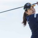 Inbee Park hits a tee shot during Sunday's final round of the Women's Australian Open.