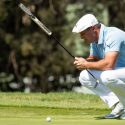 Bryson DeChambeau thinks about a putt during Saturday's third round of the WGC Mexico Championship.
