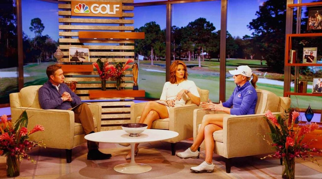 An interior view of Golf Channel's Studio AP in Orlando