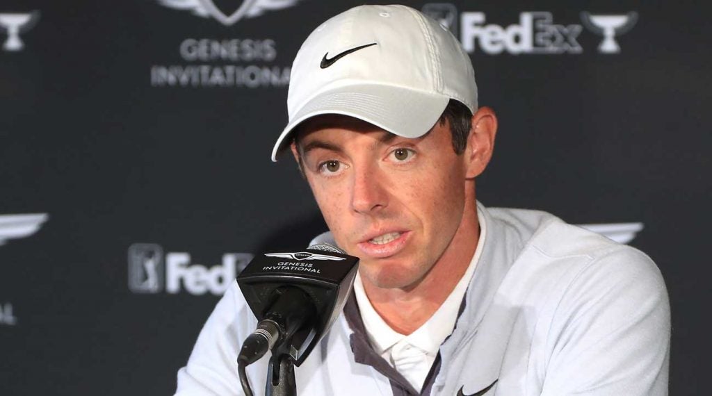 When it comes to the distance debate, Rory McIlroy is focused on golf's sustainability.