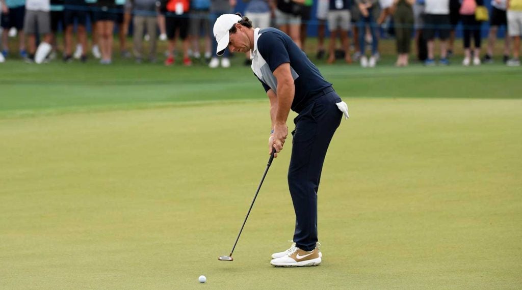 Rory McIlroy said one simple lesson with Brad Faxon helped him get his feel back.