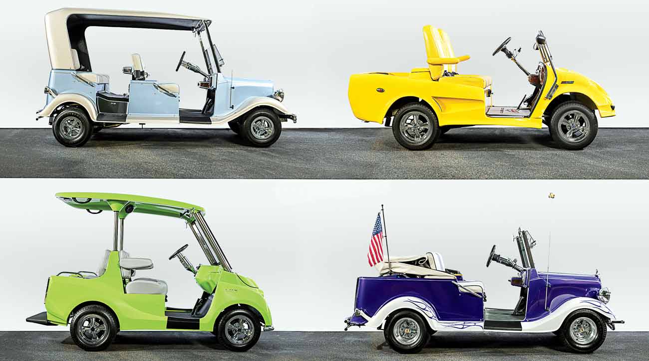 Forget the golf! These pricey golf carts are all about riding around in  style