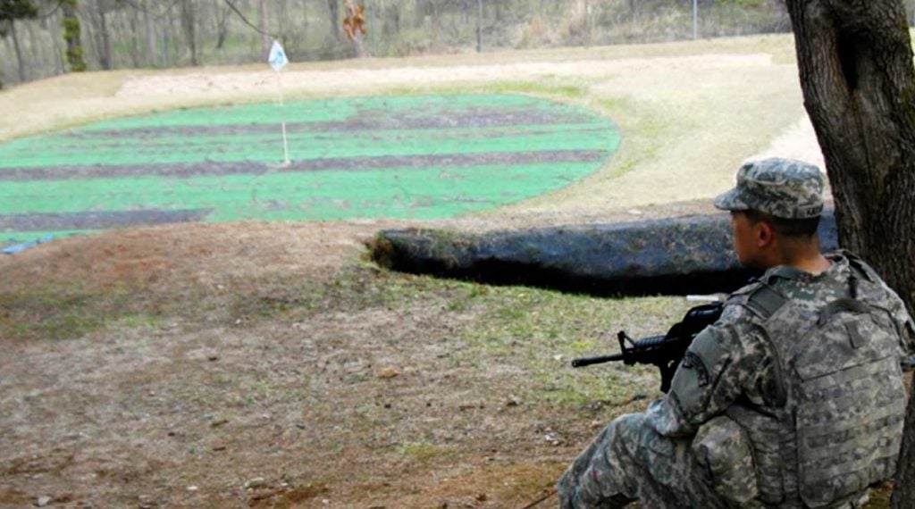 golf course near Korean DMZ