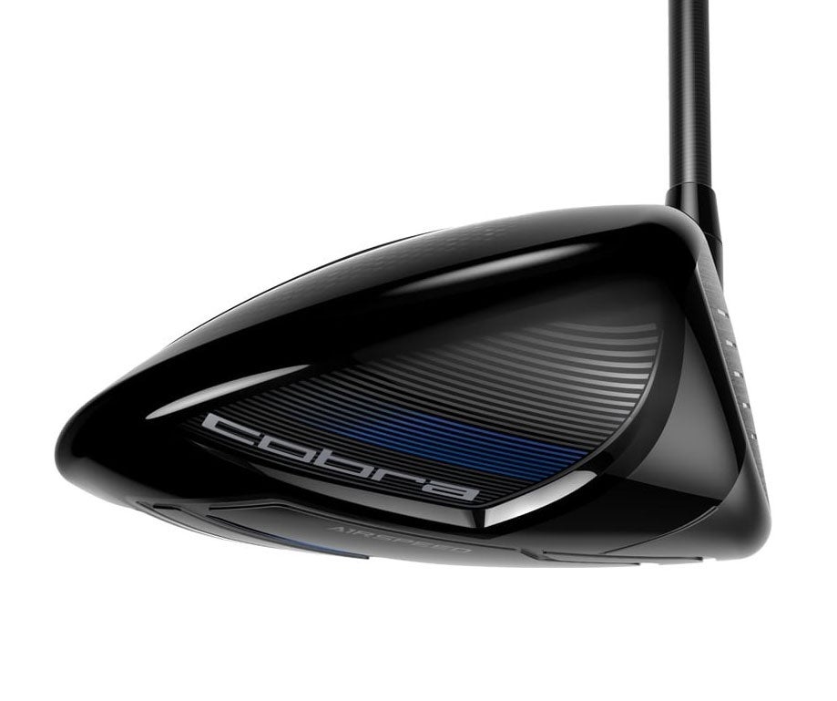The toe of the Cobra F-Max Airspeed Offset driver.