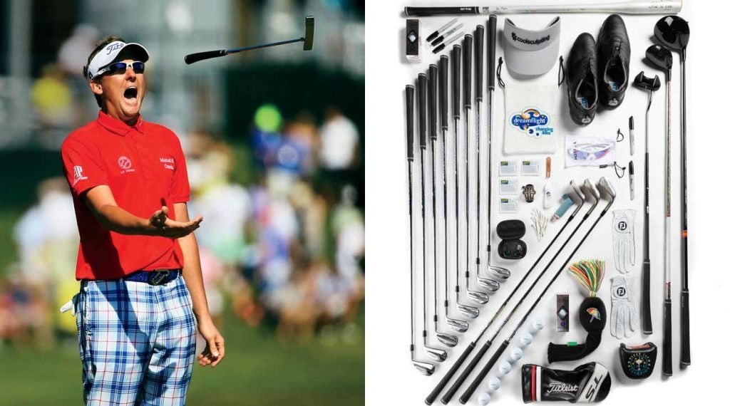 Take a look at everything single item Ian Poulter keeps in his golf bag